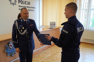 Ślubowanie nowych policjantów